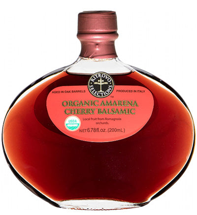 Bottle of Organic Amarena Cherry Balsamic from Ritrovo