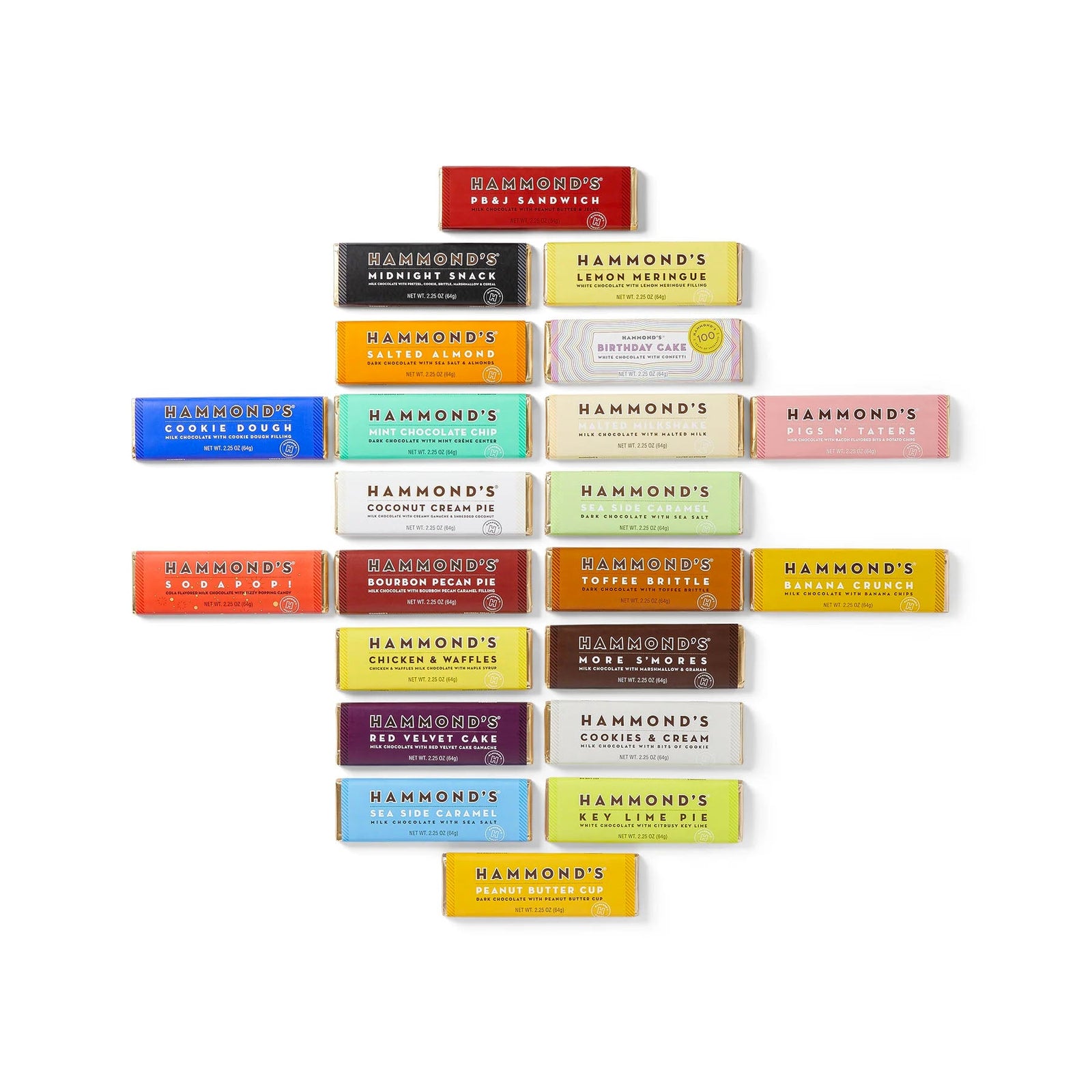 Hammond's Candies Chocolate Bars - Summer Shipping Deadline