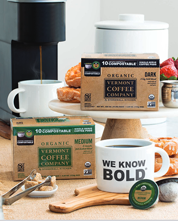 NEW Compostable Pods from Vermont Coffee Company!