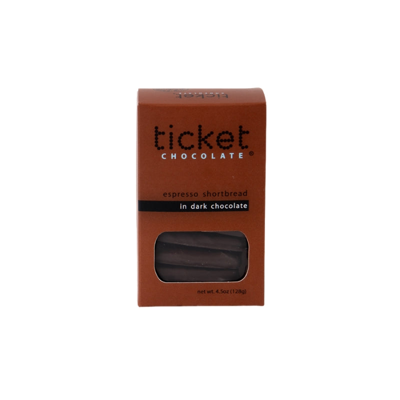 Ticket Chocolate - Espresso Shortbread (dark)