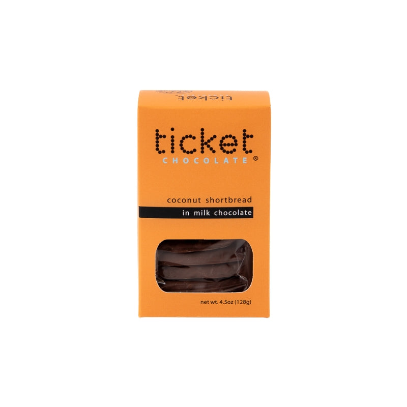 Ticket Chocolate - Coconut Shortbread (milk)