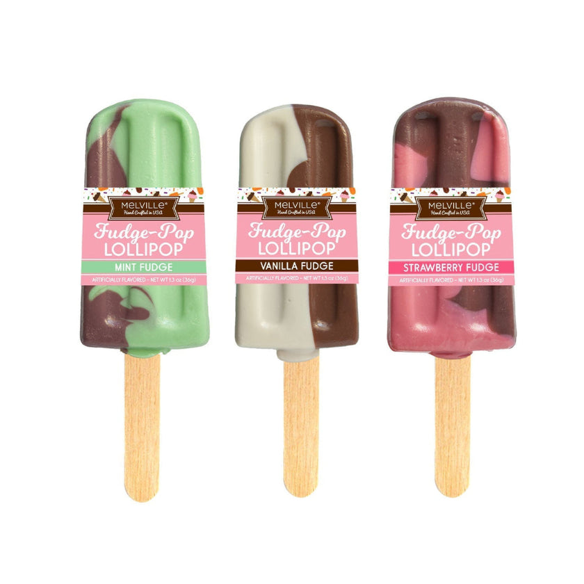 Melville - Lollipops - Fudge-Pop - Assorted - Bulk