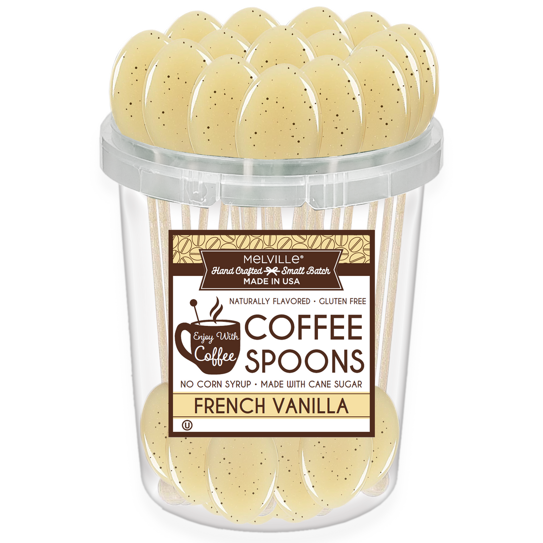 Melville - Coffee Spoons - French Vanilla - Bucket