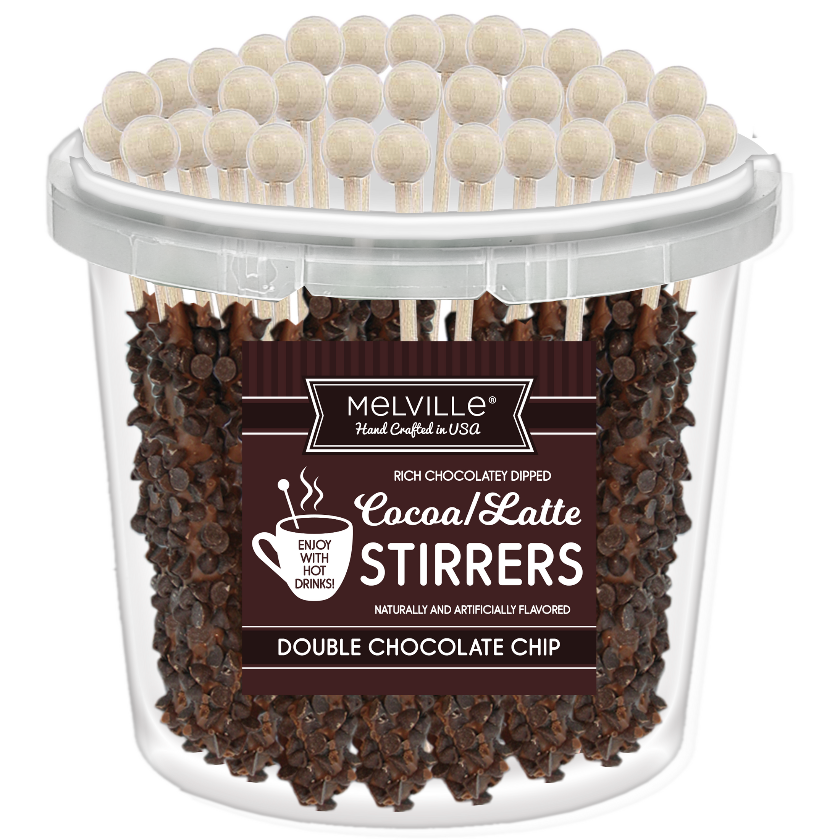 Melville - Drink Stirrers - Double Chocolate Chip - Bucket