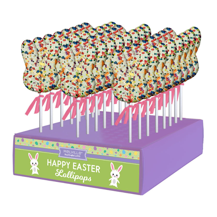 Melville - Lollipops - Funfetti Bunny Faces - Display
