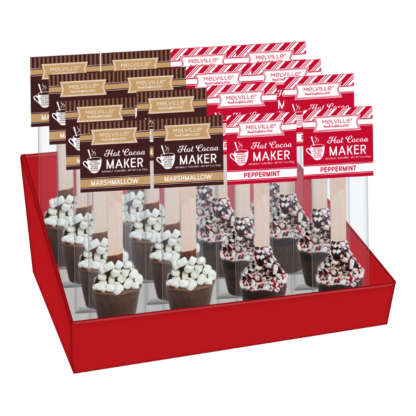 Melville - Hot Cocoa Makers - Peppermint & Mini Marshmallow - Display
