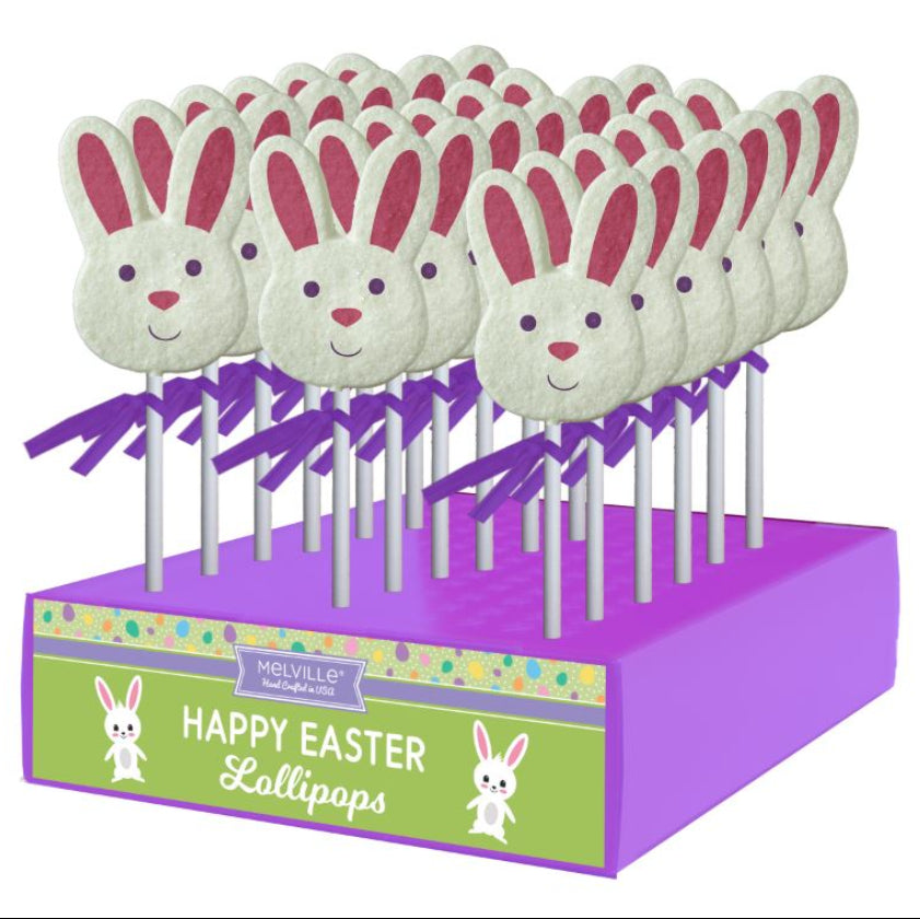 Melville - Lollipops - Sanded Bunny Face - Display