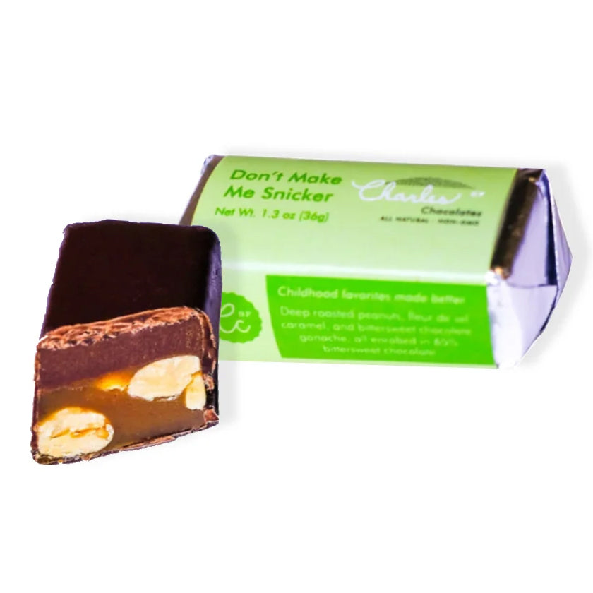 Charles Chocolates - Nostalgia Bars - Don't Make Me Snicker 1.3 oz