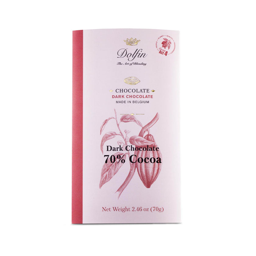 Dolfin - 70g Bars 70% Extra Dark Chocolate