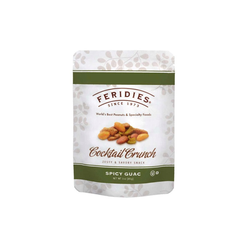 Feridies - Standup Pouches - 3oz Cocktail Crunch (Spicy Guac Mix)