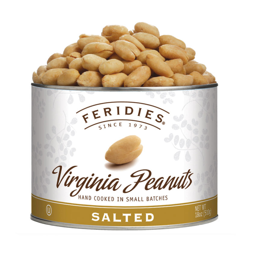 Feridies - Tins - 18oz Salted Virginia Peanuts
