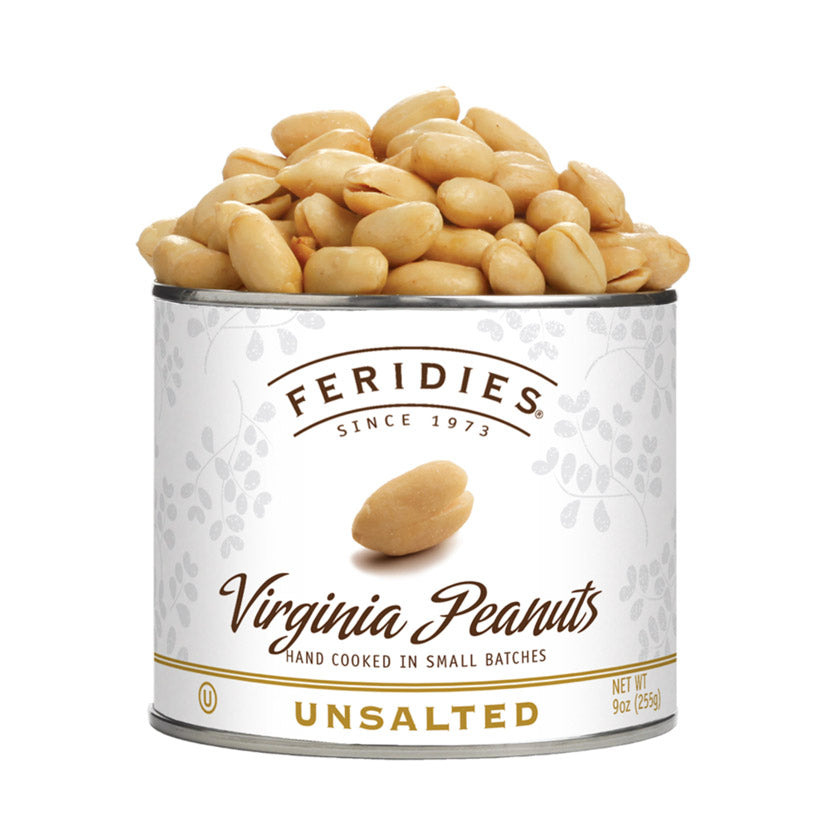 Feridies - Tins - 9oz Unsalted Virginia Peanuts