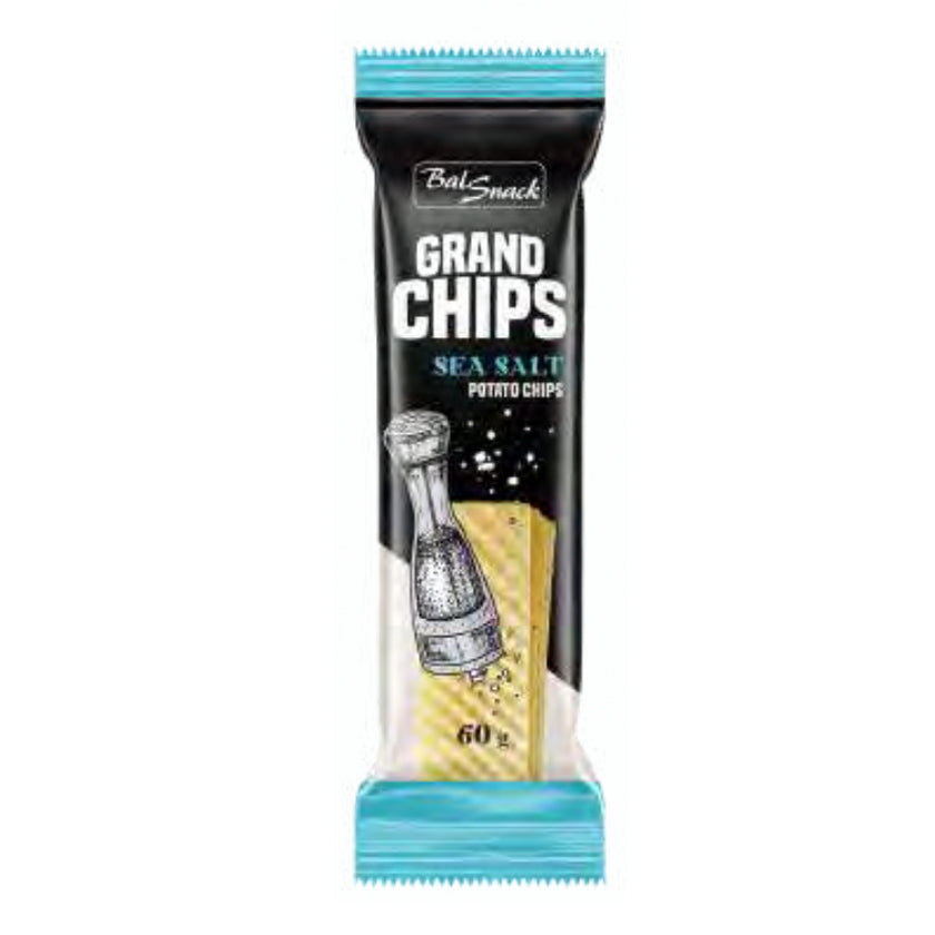 Grand Chips - Sea Salt Flavored Potato Chips - 3.17 oz
