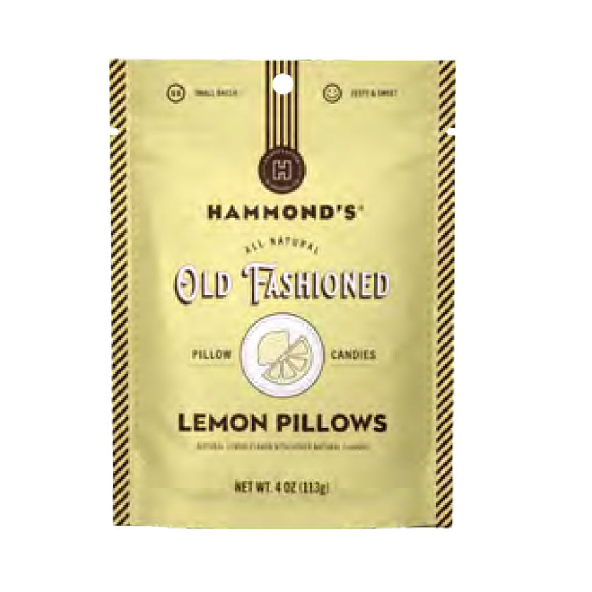 Hammond's Candies - Pantry Candy Bags - Natural Lemon Pillows - 4oz