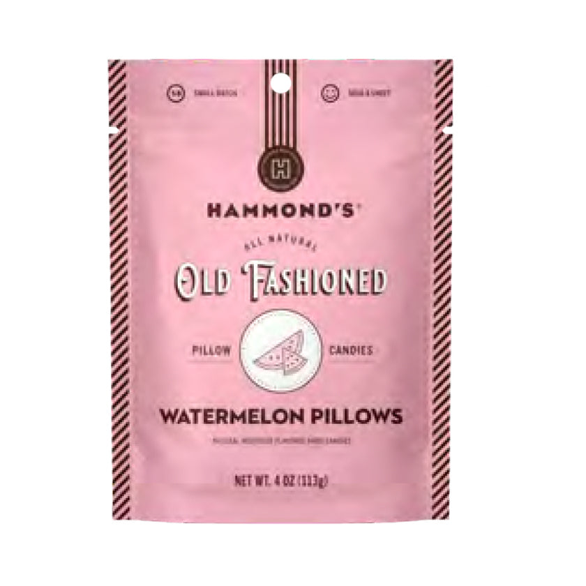 Hammond's Candies - Pantry Candy Bags - Natural Watermelon Pillows - 4oz