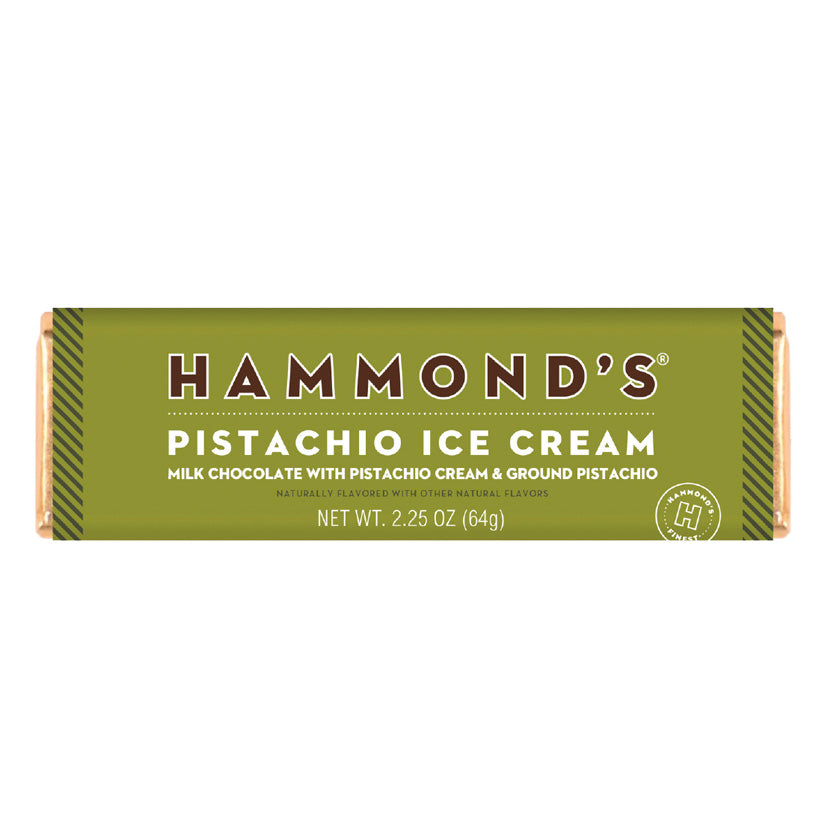 Hammond's Candies - Chocolate Bars - Pistachio Ice Cream Milk Chocolate