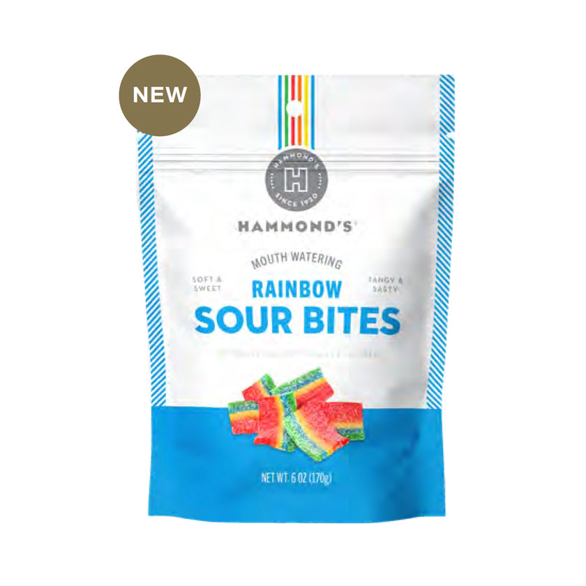 Hammond's Candies - Rainbow Sour Bites - 6oz