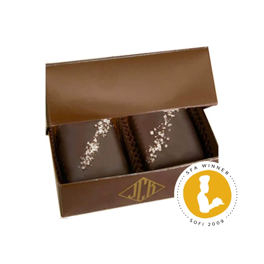 John Kelly Chocolates - Salted Truffle Fudge Bites - Dark Chocolate (2pc)