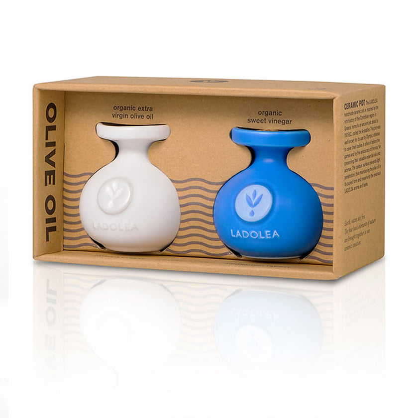 Ladolea - Organic EVOO & Sweet Vinegar Gift Set