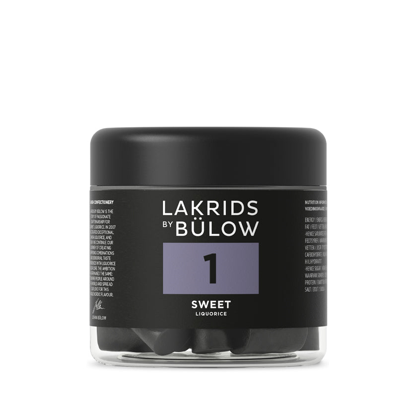Lakrids by Bulow - LIQUORICE - SMALL NO.1 - SWEET - 150g