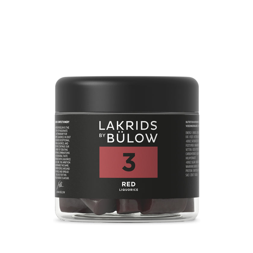 Lakrids by Bulow - LIQUORICE - SMALL NO.3 - RED - 150g