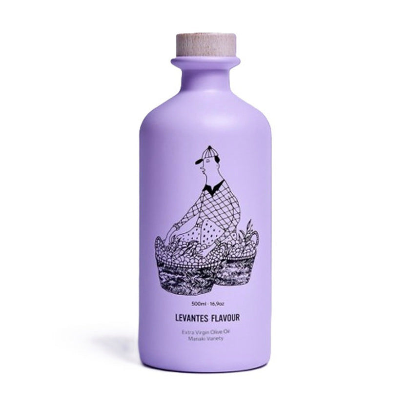Levantes - Flavour - Organic Extra Virgin Olive Oil - Purple Bottle - 500ml