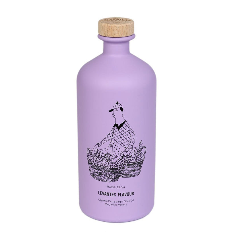 Levantes - Flavour - Organic Extra Virgin Olive Oil - Purple Bottle - 750ml