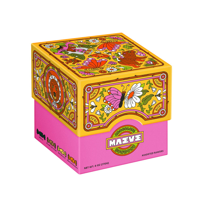 Maeve - Assorted Bonbon Gift Box (6oz) - Sun's Light (Cube)