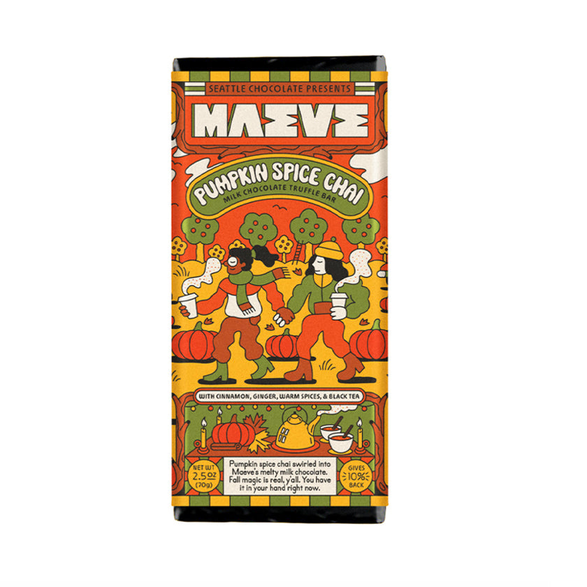 Maeve - Fall Collection - Pumpkin Spice Chai Truffle Bar (2.5oz)