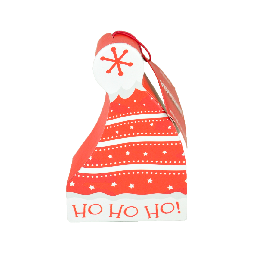 McStevens - Santa Hat Ornament Box Peppermint Cocoa