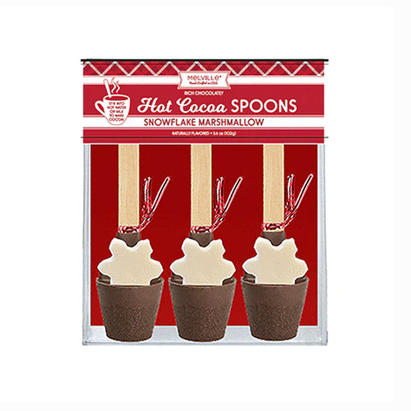 Melville - Cocoa Toppers - Snowflake Marshmallow - 3-Pack