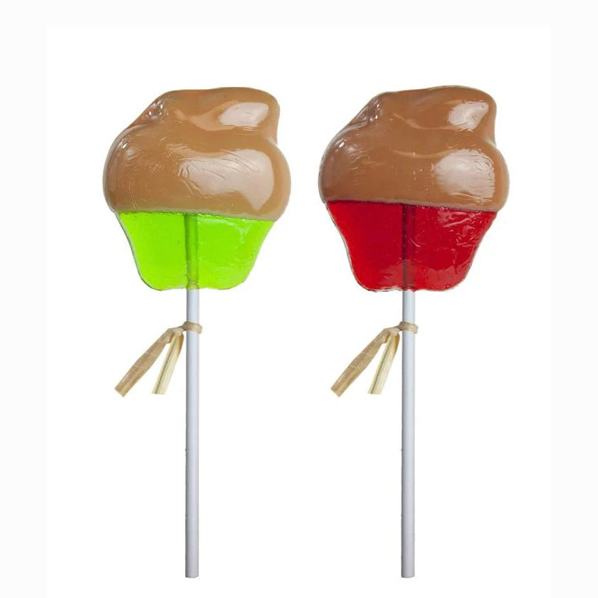 Melville - Lollipops - Caramel-Dipped Apple - Red & Green - Bulk