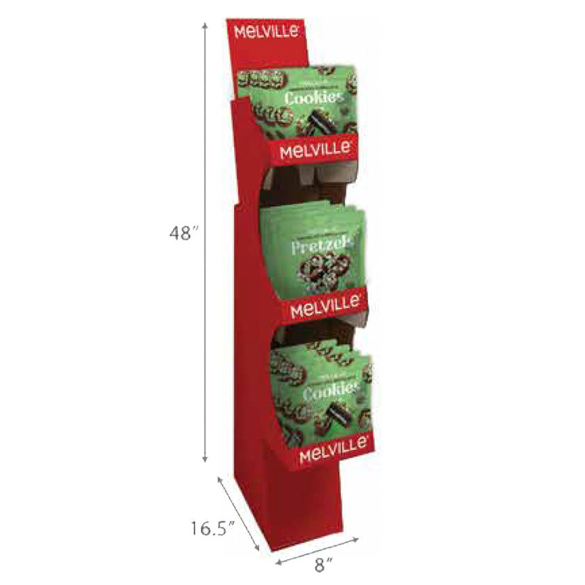 Melville - Shipper - Pistachio 3-Shelf Small Shipper - 12 ct
