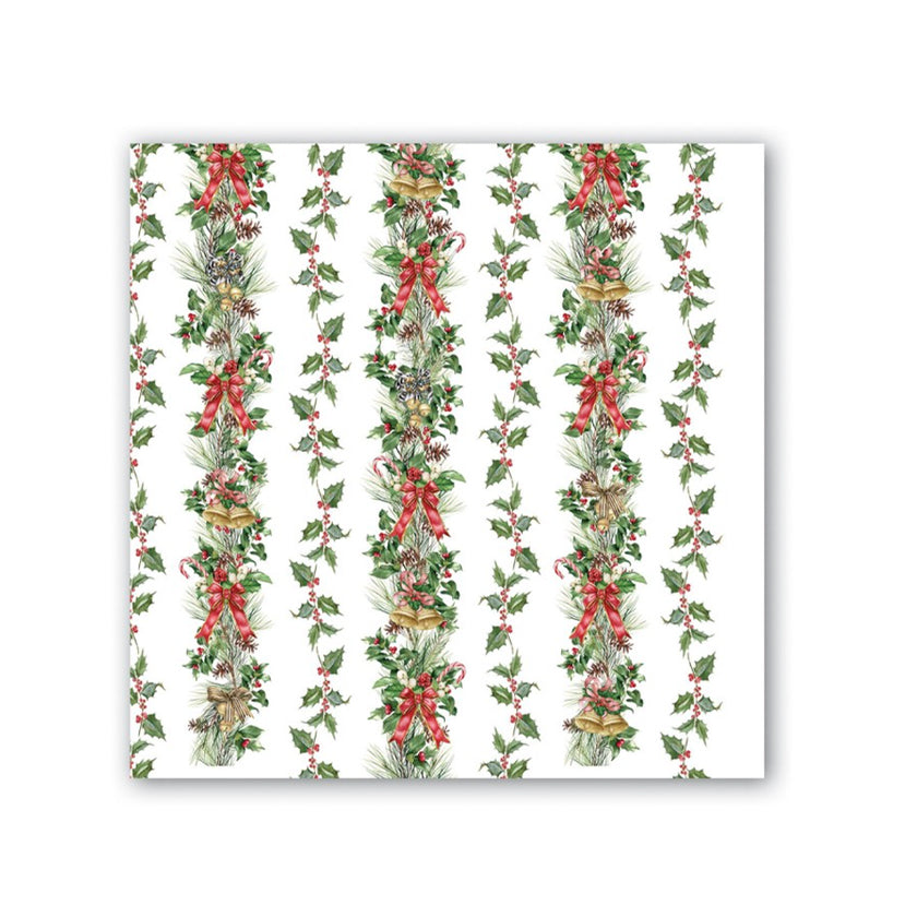Michel Design Works - Holiday Garland Cocktail Napkin