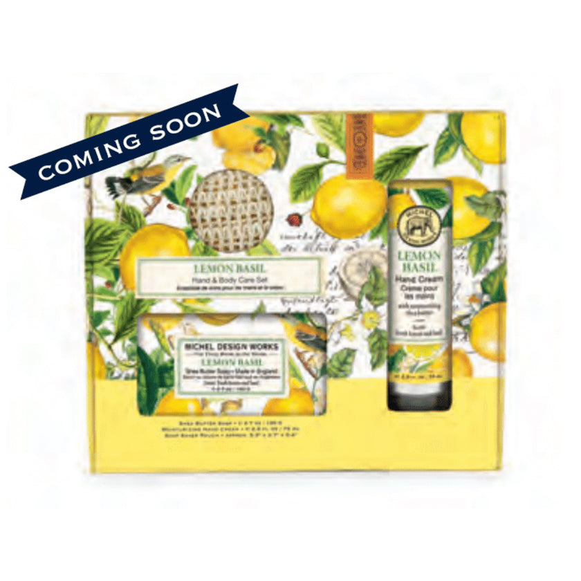 Michel Design Works - Lemon Basil Hand & Body Care Set