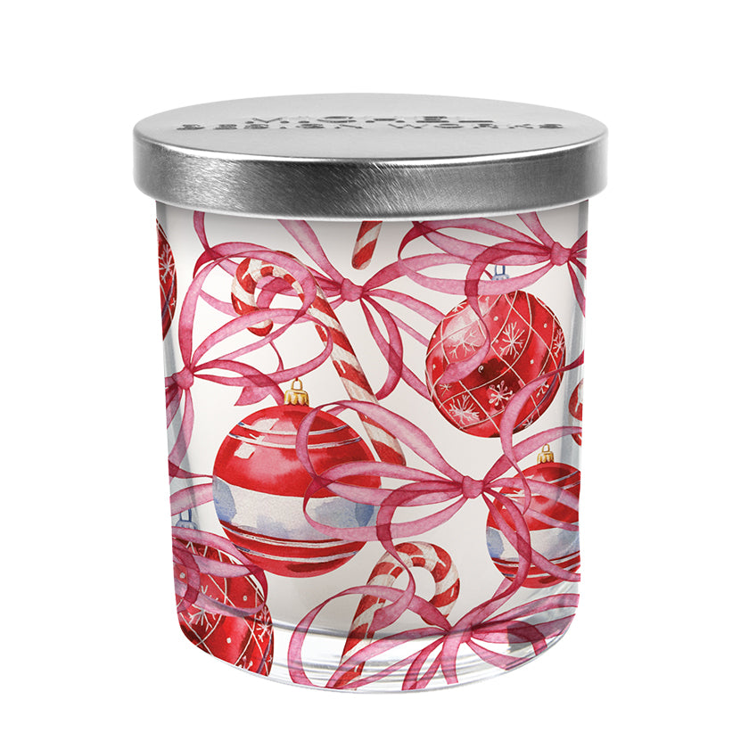 Michel Design Works - Peppermint Candle Jar with Lid