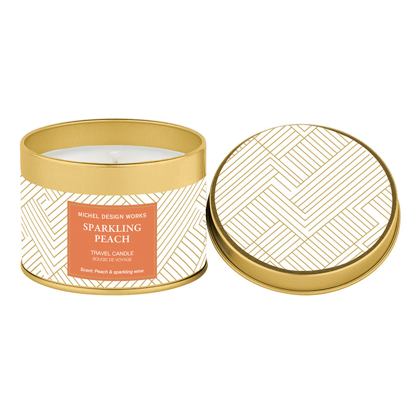 Michel Design Works - Sparkling Peach Travel Candle
