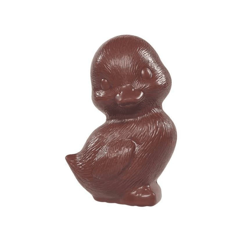 Nirvana Chocolates - Baby Chick - milk chocolate hollow figurine in cello bag w/ yellow clip (5" Tall) - 1.59 oz