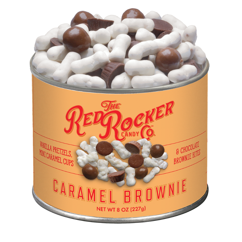 Red Rocker Candy - Signature Sweet Snack Mixes - Caramel Brownie 8oz
