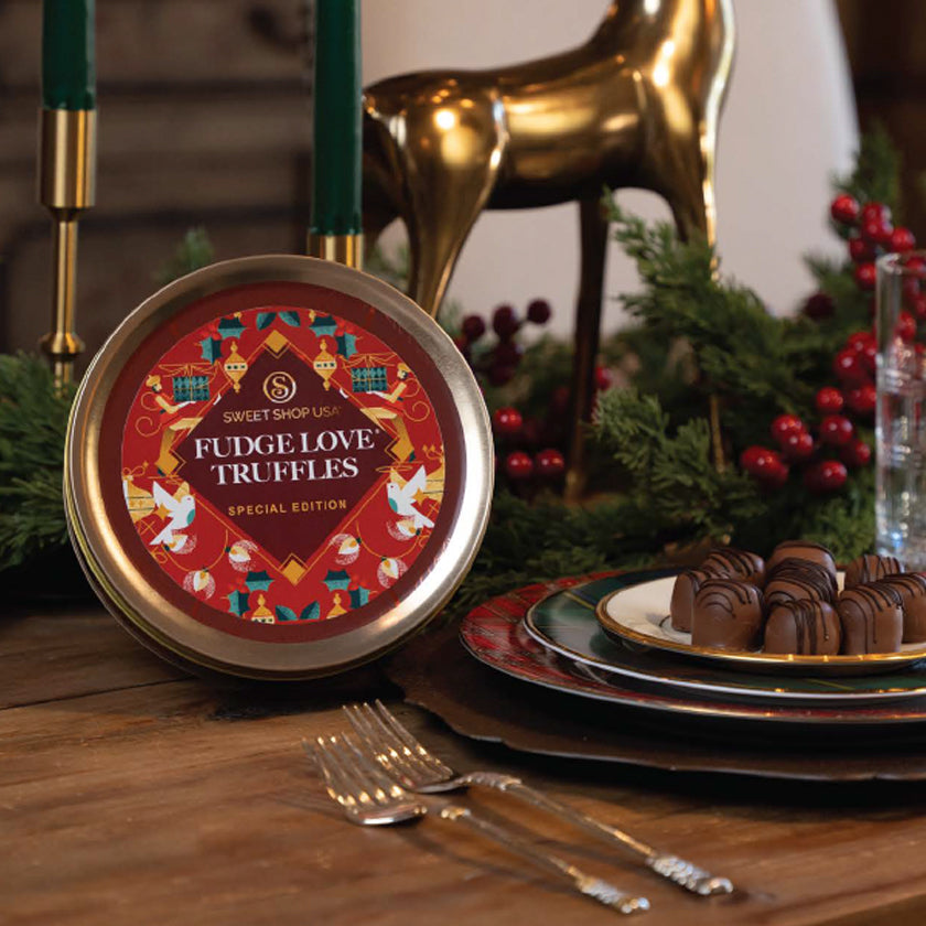 Sweet Shop USA - Holiday - 12pc Milk Fudge Love® Truffles - 6oz
