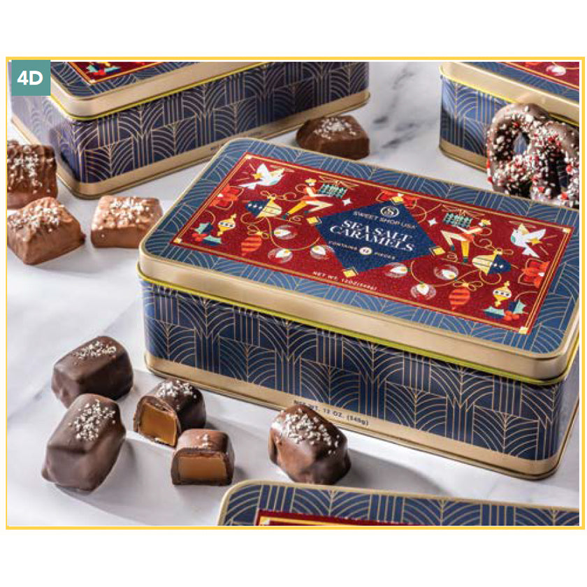 Sweet Shop USA - Holiday - 16pc DK SS Caramels - 8oz