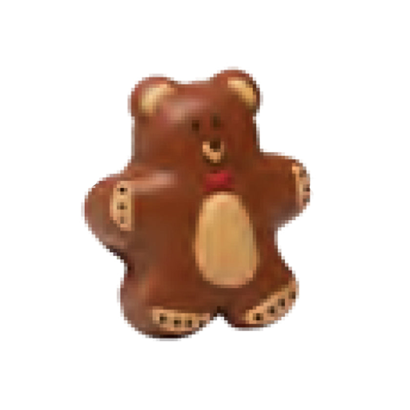 Sweet Shop USA - Truffle Shapes - Milk Chocolate Peanut Butter Bear Truffle 3.8oz (Bulk)