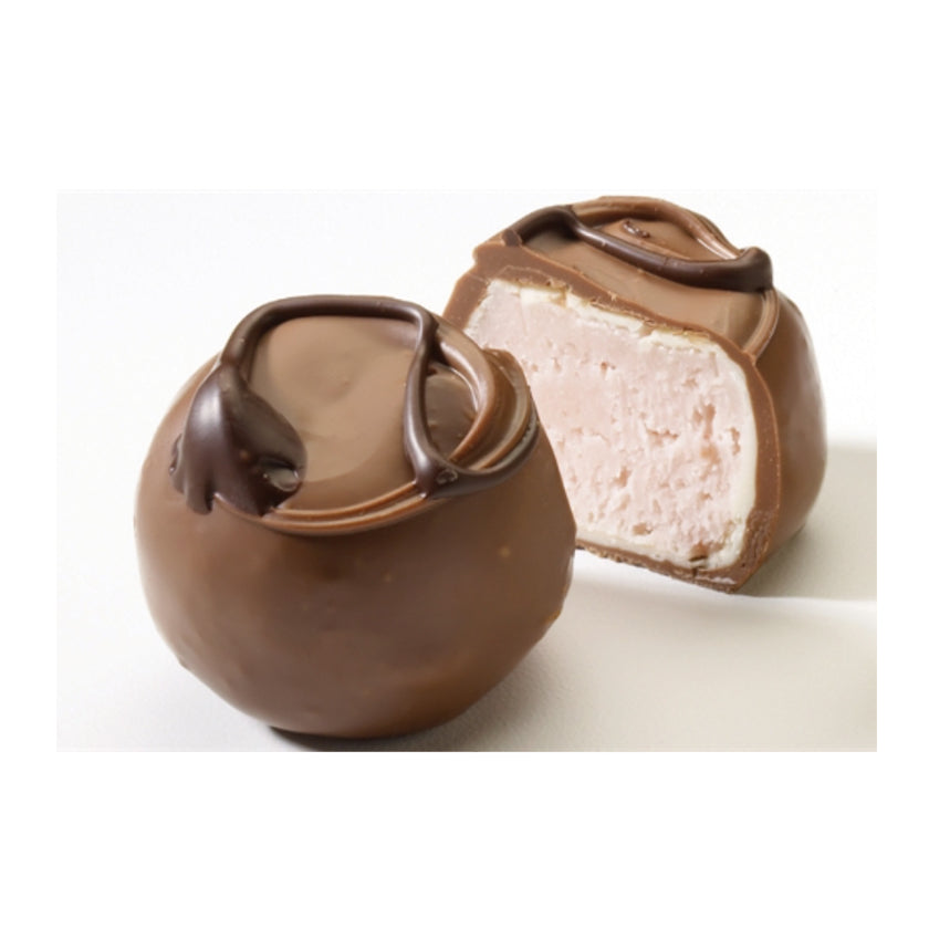 Sweet Shop USA - Truffles - Milk Chocolate Raspberry 1.5oz (Bulk)