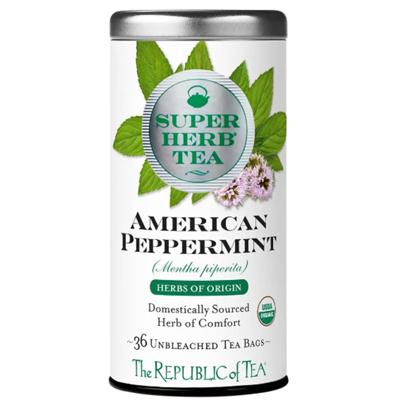 The Republic of Tea - SuperHerb® Organic American Peppermint (Case)