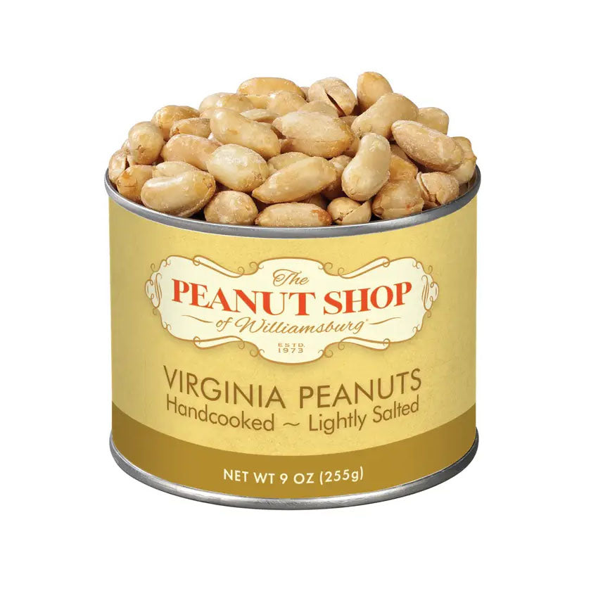 The Peanut Shop - Handcooked Virginia Peanuts - LIGHTLY SALTED, 9oz