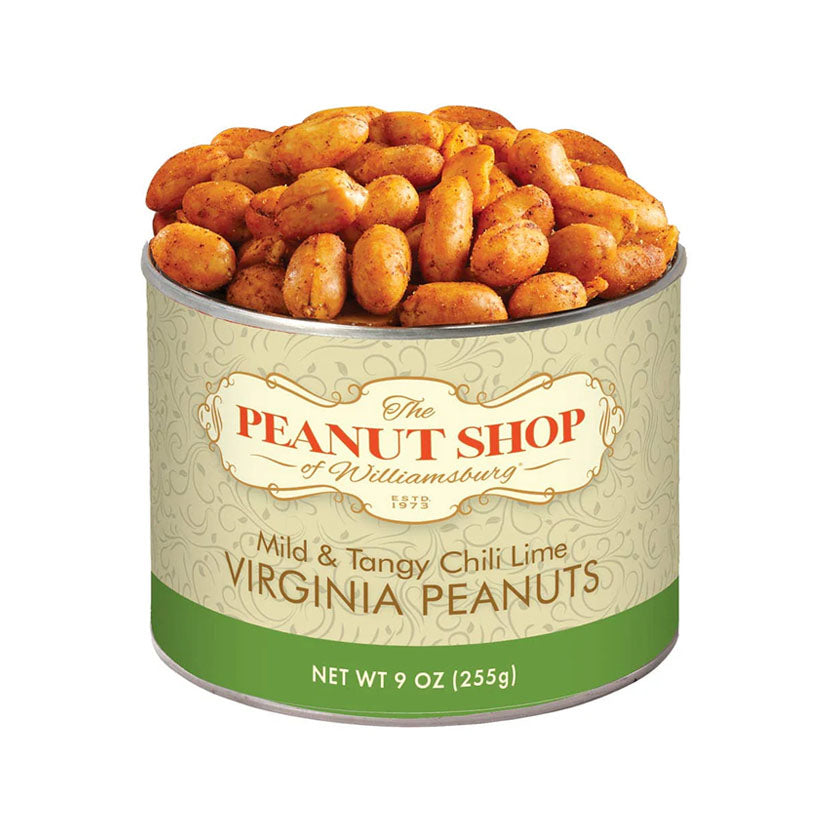 The Peanut Shop - Seasoned Virginia Peanuts - CHILE LIME, 9oz