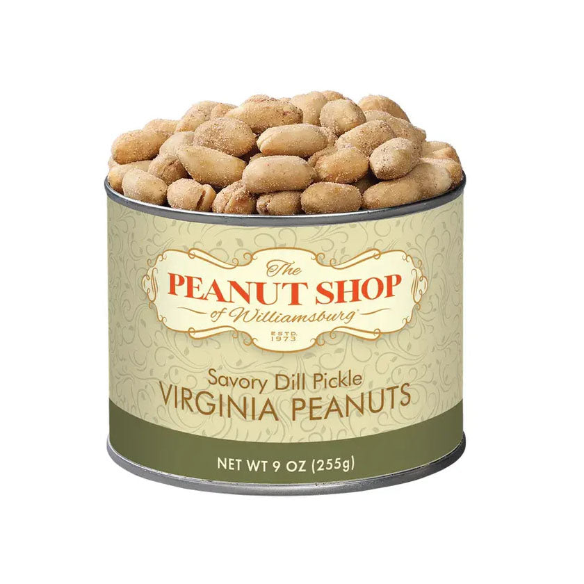 The Peanut Shop - Seasoned Virginia Peanuts - DILL PICKLE, 9oz