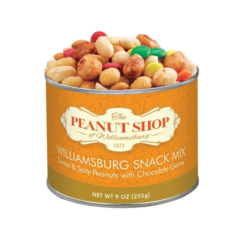 The Peanut Shop - Snack Mixes - WILLIAMSBURG SNACK MIX, 9oz