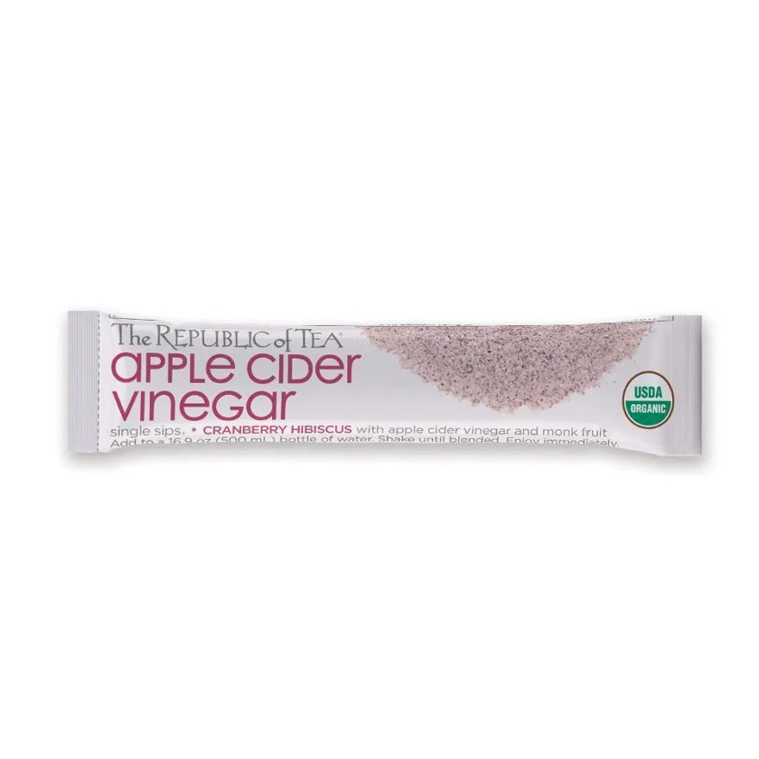 The Republic of Tea - ACV Cranberry Hibiscus Single Sips Bulk (50 CT)