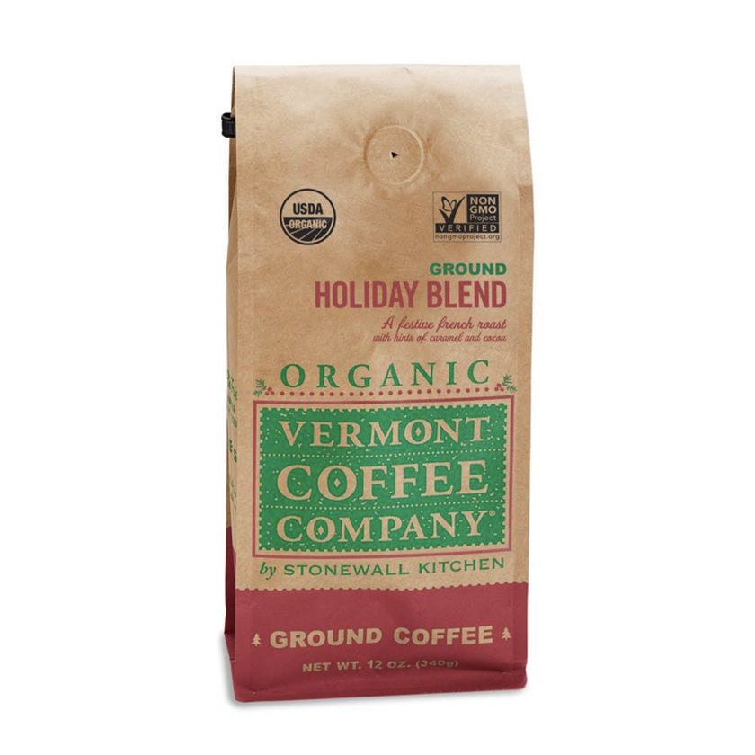 Vermont Coffee - Organic Holiday Blend Ground - 12oz